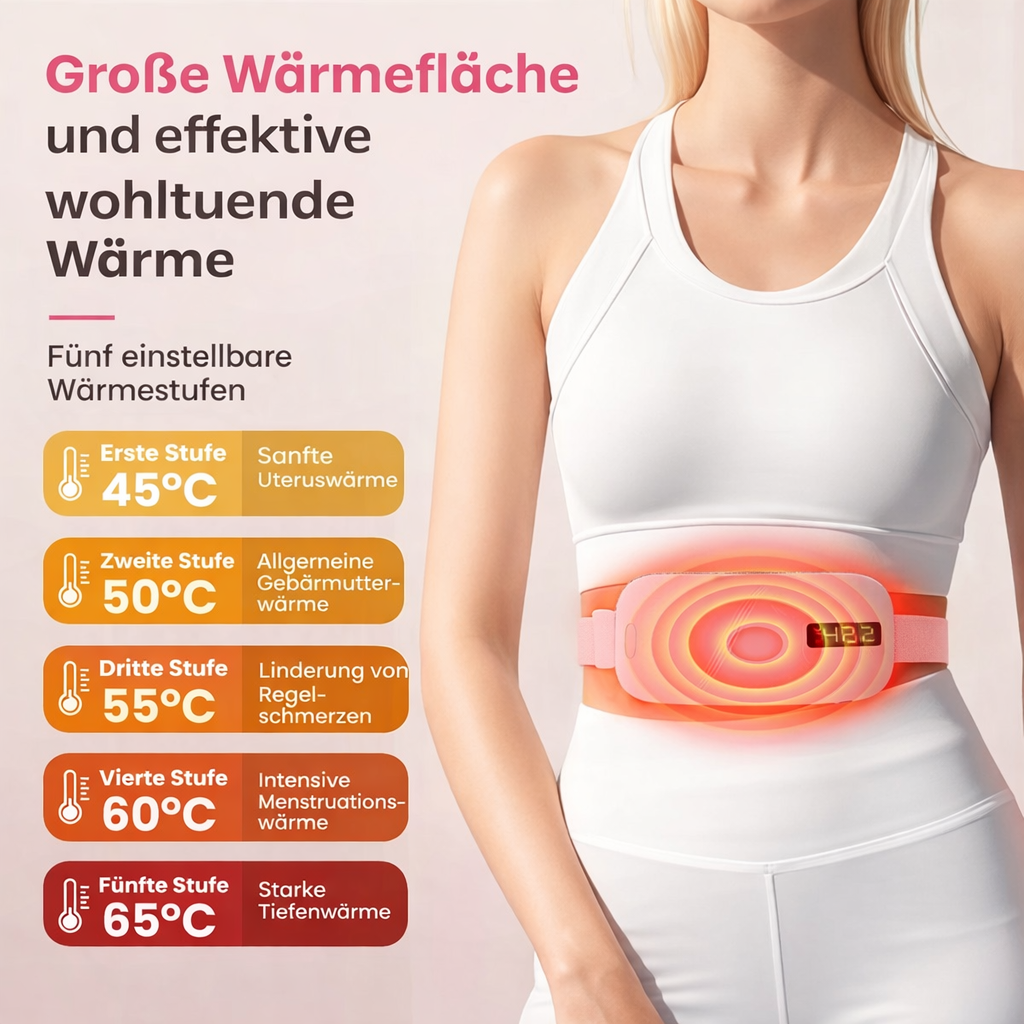 Relivana Periodengürtel mit Wärme- und Massagefunktion