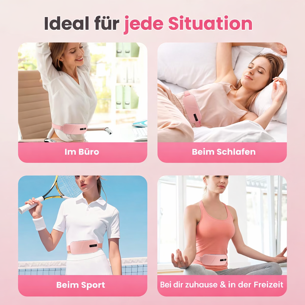 Relivana Periodengürtel mit Wärme- und Massagefunktion